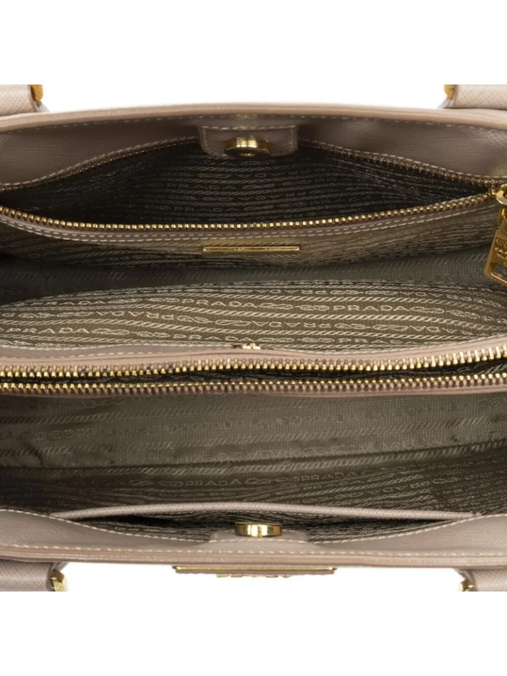 Prada Executive Tote Pink Saffiano Leather